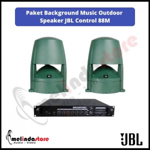 Paket Background Music Outdoor Taman Kolam Speaker JBL Control 88M | 2 Speaker